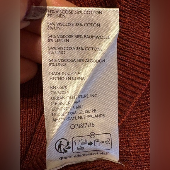 Free People Beach Jaclyn Sweater Set - Burnt Henna Small - Picture 9 of 13